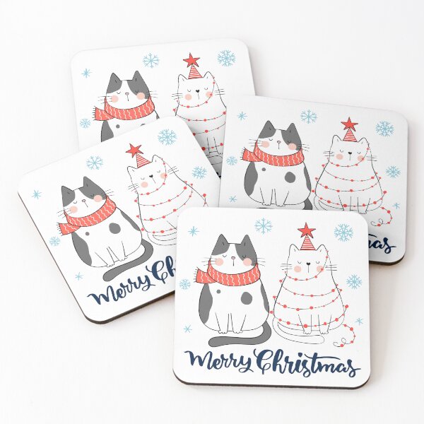 Item preview, Christmas Kitten-Merry Christmas designed and sold by RaspberryParty.