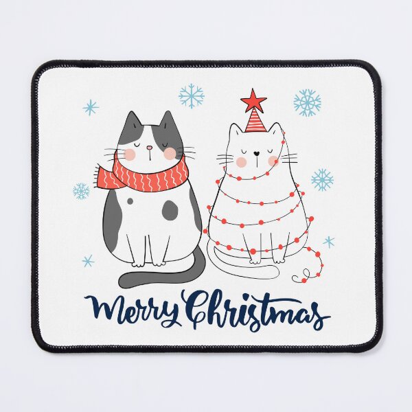 Item preview, Christmas Kitten-Merry Christmas designed and sold by RaspberryParty.