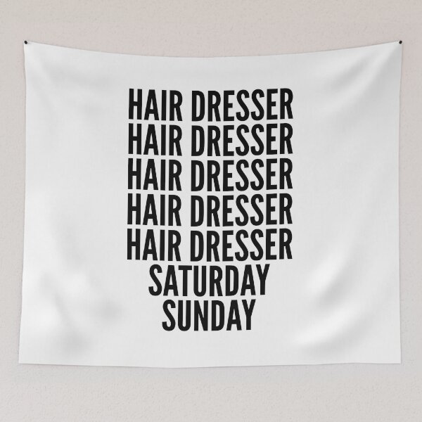 Item preview, Hair Dresser funny workweek for Hair Dressers designed and sold by SVPOD.