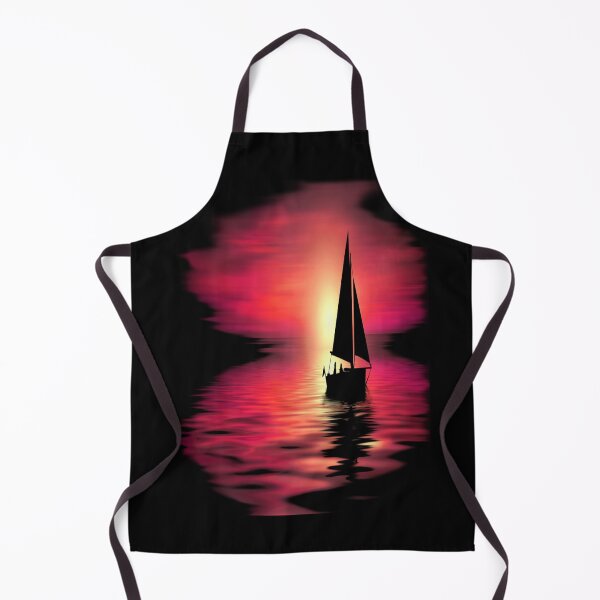 Item preview, Abstract Sailing at Sunset Graphic designed and sold by Paula Helit.