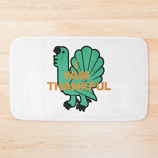 Item preview, I Yam Thankful, Funny Thanksgiving Humor, Yam and Sweet Potato, Happy Grateful Holiday designed and sold by artfulnotebook.
