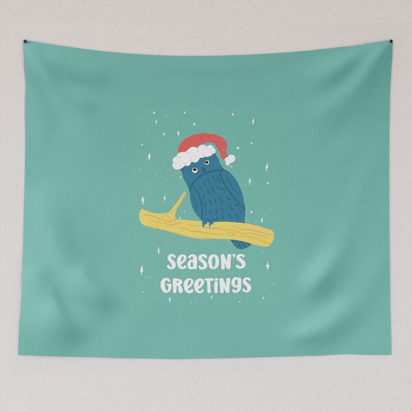 Item preview, Season's greetings -  Owls Greetings collection - GBR designed and sold by MaddaMom.