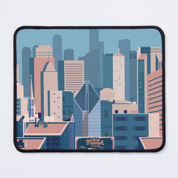 Item preview, chicago illinois city poster designed and sold by Arctic frame studio.