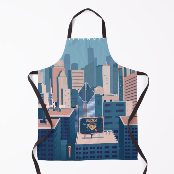 Item preview, chicago illinois city poster designed and sold by Arctic frame studio.