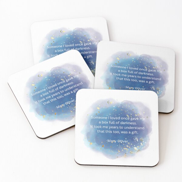 Item preview, Box of Darkness | Mary Oliver designed and sold by ArtistVenus.