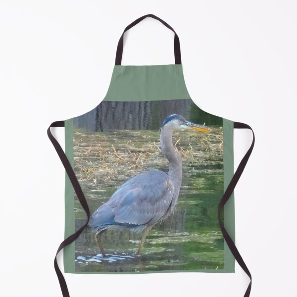 Item preview, Blue Heron in pond designed and sold by Highplaces9.