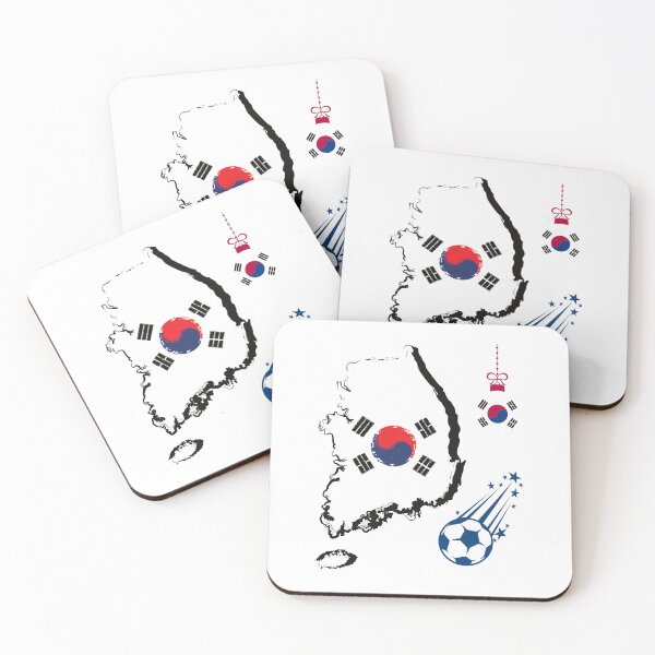 Artikelvorschau, Südkorea-Kartenflagge entworfen und verkauft von Tienda-Vane.