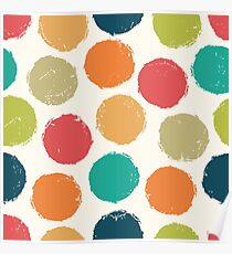 Retro Dots Poster