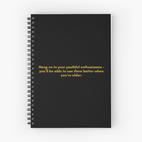 Item preview, Hang on to your youthful enthusiasms – you’ll be able to use them better when you’re older. | Quote by Senece | Golden  designed and sold by Philosopherous.