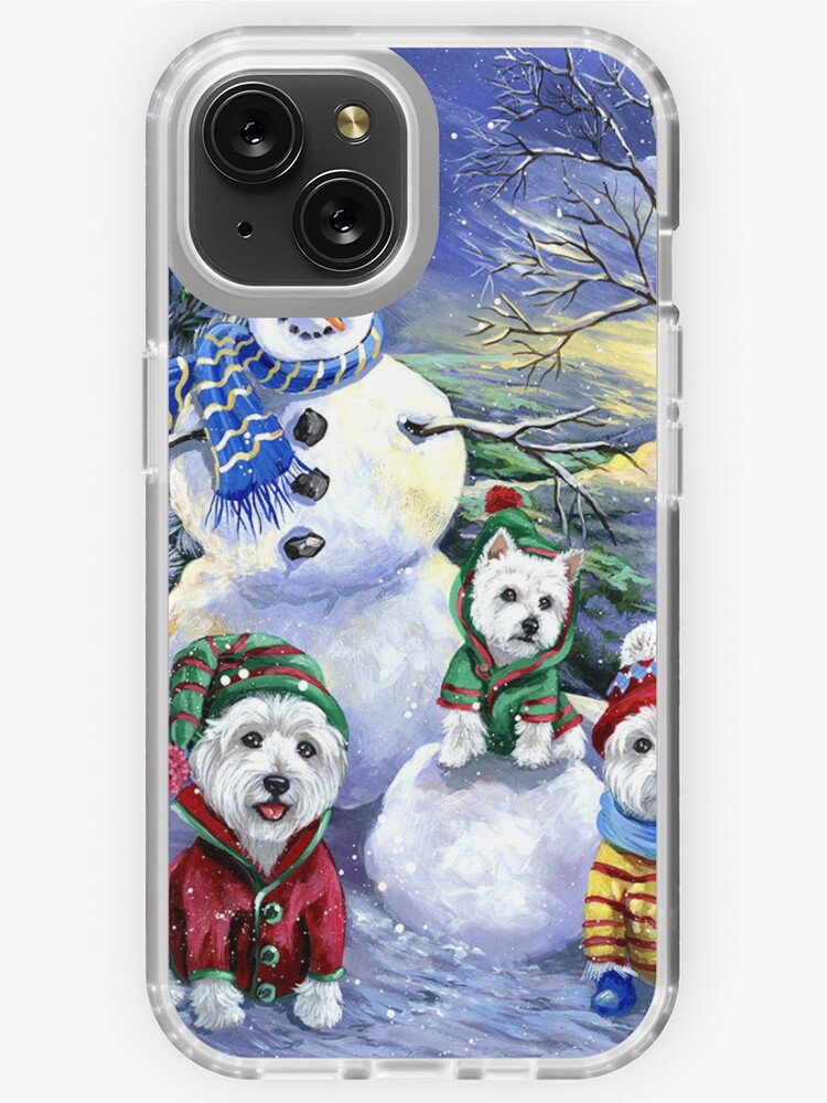 Westie Back Printed Transparent Soft Phone Case Westie Back Printed Transparent Soft Phone Case