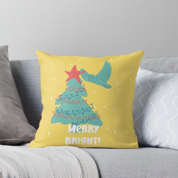 Item preview, Merry Bright Xmas Tree -  Owls Greetings collection - RBGY designed and sold by MaddaMom.