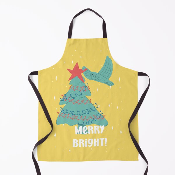 Item preview, Merry Bright Xmas Tree - Owls Greetings collection - RBGY designed and sold by MaddaMom.