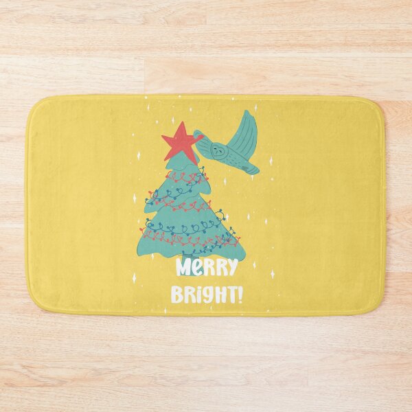 Item preview, Merry Bright Xmas Tree -  Owls Greetings collection - RBGY designed and sold by MaddaMom.