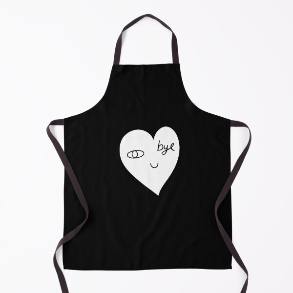 Item preview, Black and white Bye heart sticker designed and sold by SonDesigns.