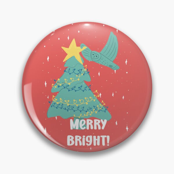 Item preview, Merry Bright Xmas Tree -  Owls Greetings collection - GBY designed and sold by MaddaMom.