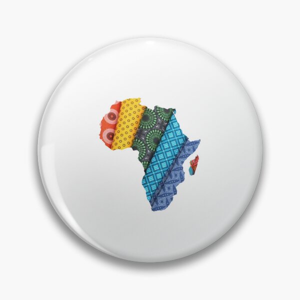 Artikelvorschau, Afrika-Karte mit Stoff entworfen und verkauft von RockSolidZA.