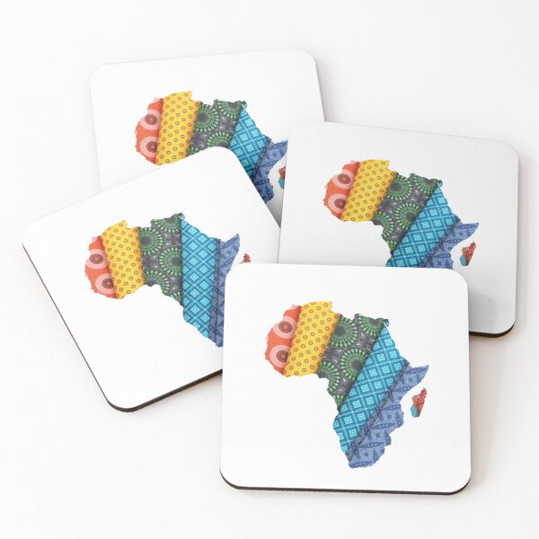 Artikelvorschau, Afrika-Karte mit Stoff entworfen und verkauft von RockSolidZA.