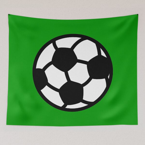 Item preview, Soccer Ball with Green Background Design designed and sold by beccaveedesigns.