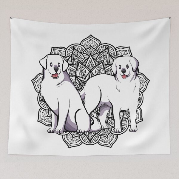 Item preview, Shepherd Dogs Duo Mandala designed and sold by Ahenix.