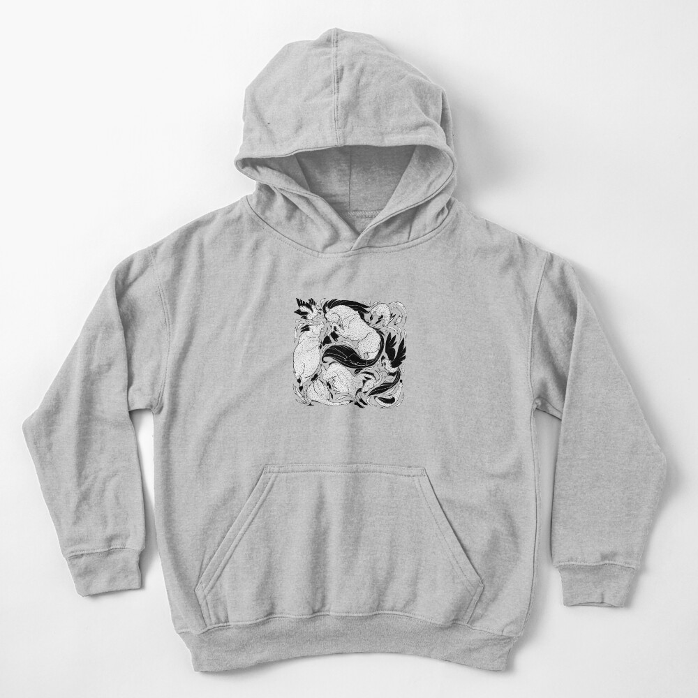 Farm Animals Brawl Kids Pullover Hoodie