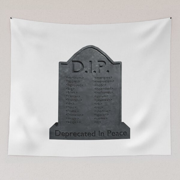 Item preview, Deprecated In Peace designed and sold by skoolsarecool.