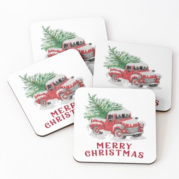 Item preview, Christmas Truck-Merry Christmas designed and sold by RaspberryParty.