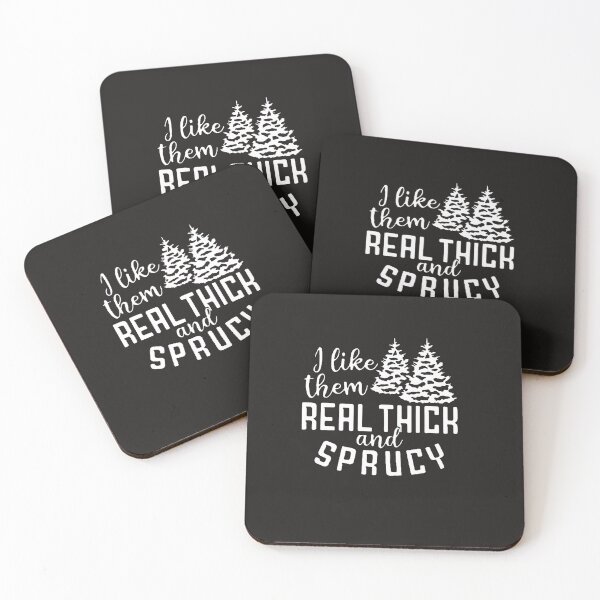 Item preview, Copy of Copy of i like them real thick and spruce,i really like them thick and spruce, christmas sweatshirt, funny christmas, christmas gift designed and sold by Sophistical.