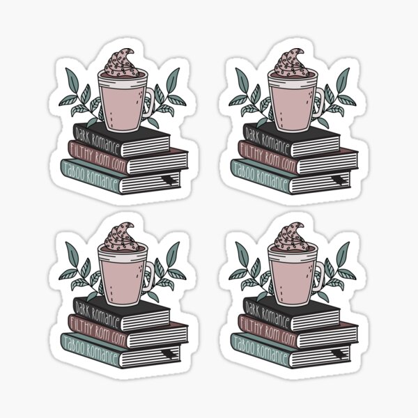 Item preview, Bookstack sticker pack, TBR Pile, Dark Romance Addict, Romantic Comedy Novels, Taboo Romance designed and sold by WhipsAndKisses.