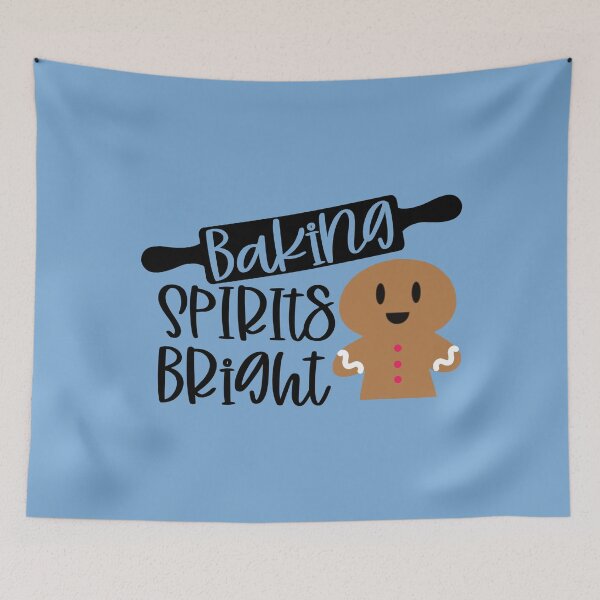 Item preview, Baking Spirits Bright Funny Baking Christmas designed and sold by designsdetour.