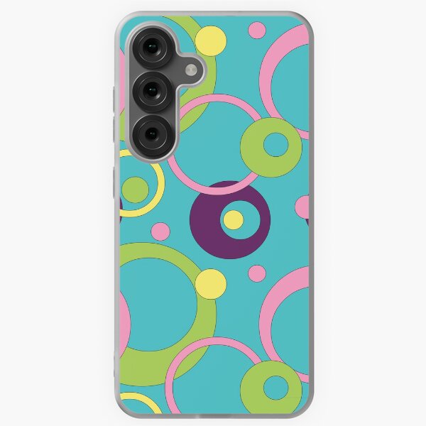 Item preview, Funky Blue Circles designed and sold by Valerie Bennett.