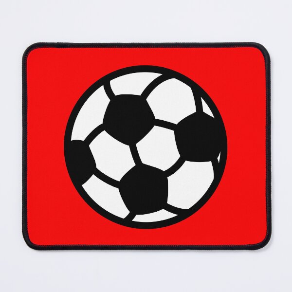 Item preview, Soccer Ball with Red Background Design designed and sold by beccaveedesigns.