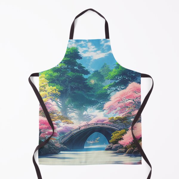 Aperçu de l'œuvre Montagne - paysage - forêt - illustration Nature View Japan créée et vendue par ONORMAL.
