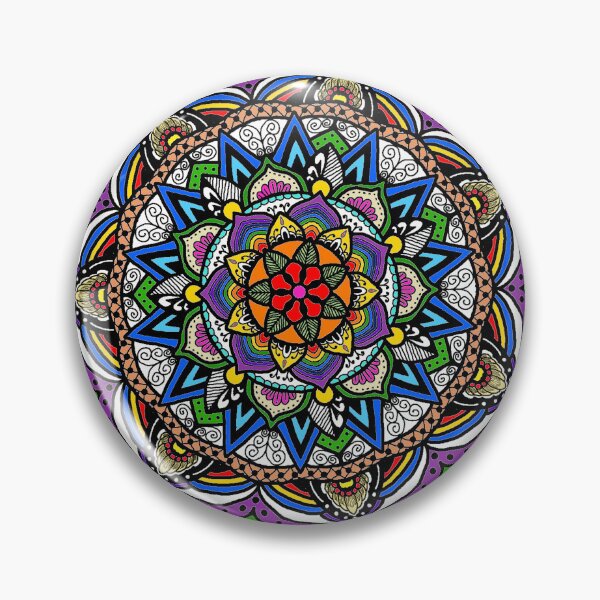 Item preview, Rainbow Mandala by Elise designed and sold by ElisianArts.