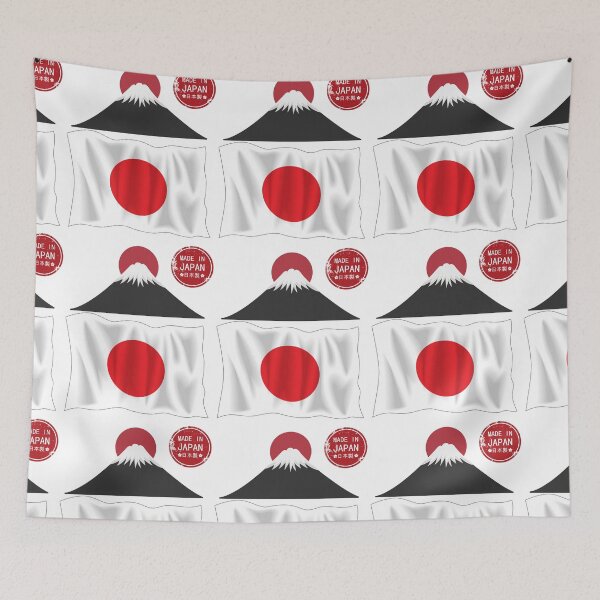 Item preview, Japan Map Flag designed and sold by Tienda-Vane.