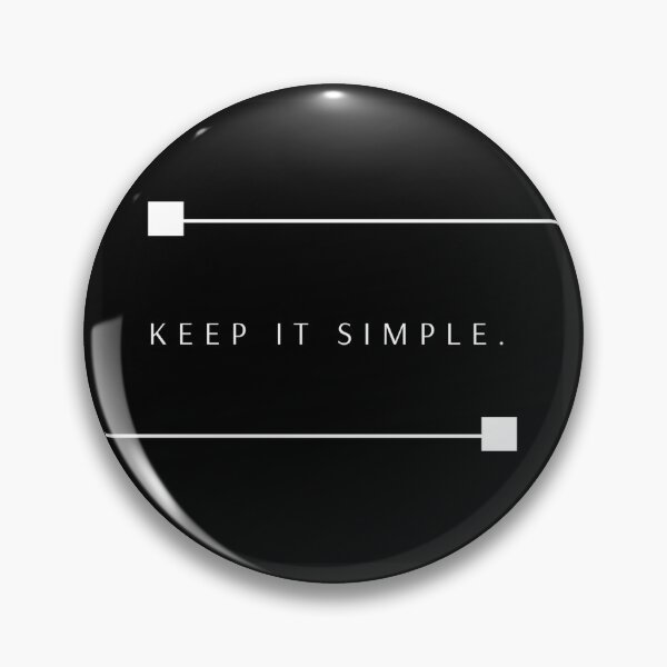 Item preview, Keep it simple designed and sold by Redkass.