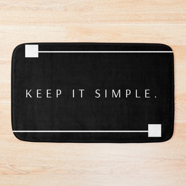 Item preview, Keep it simple designed and sold by Redkass.