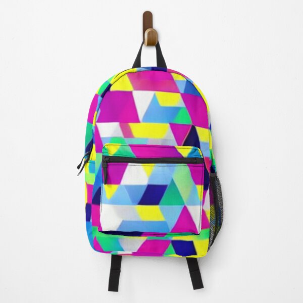 Item preview, colorful triangular geometric pattern designed and sold by ArteEterno.