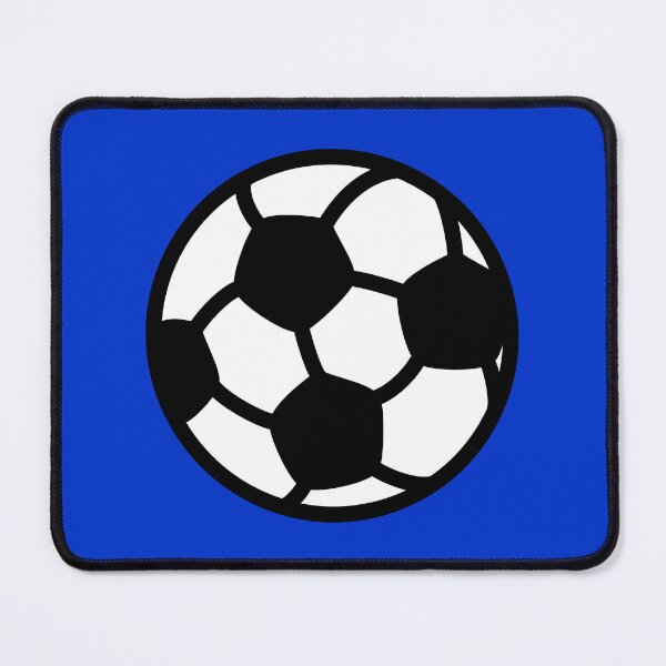 Item preview, Soccer Ball with Blue Background Design designed and sold by beccaveedesigns.