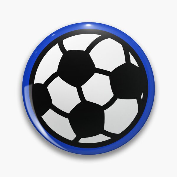 Item preview, Soccer Ball with Blue Background Design designed and sold by beccaveedesigns.