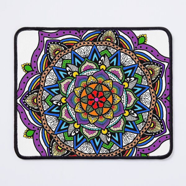 Item preview, Rainbow Mandala by Elise designed and sold by ElisianArts.