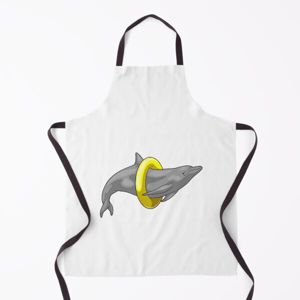 Item preview, Dolphin Swimming Lifebuoy designed and sold by Snabdesign84.