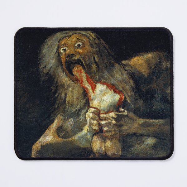 Item preview, Saturn Devouring His Son | Francisco Goya | 1823 Roman Mythology Art designed and sold by CJET.