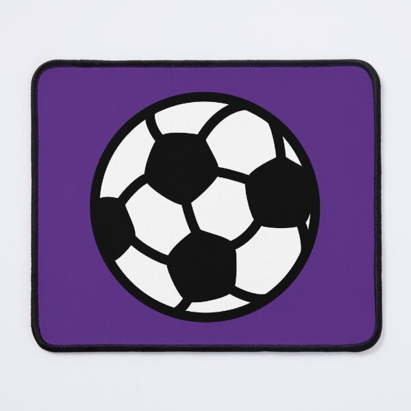 Item preview, Soccer Ball with Purple Background Design designed and sold by beccaveedesigns.