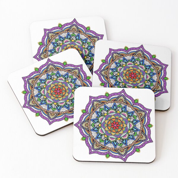 Item preview, Rainbow Mandala by Elise designed and sold by ElisianArts.