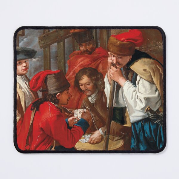 Item preview, Soldiers Playing Cards | Giacomo Ceruti | Italian Art designed and sold by CJET.
