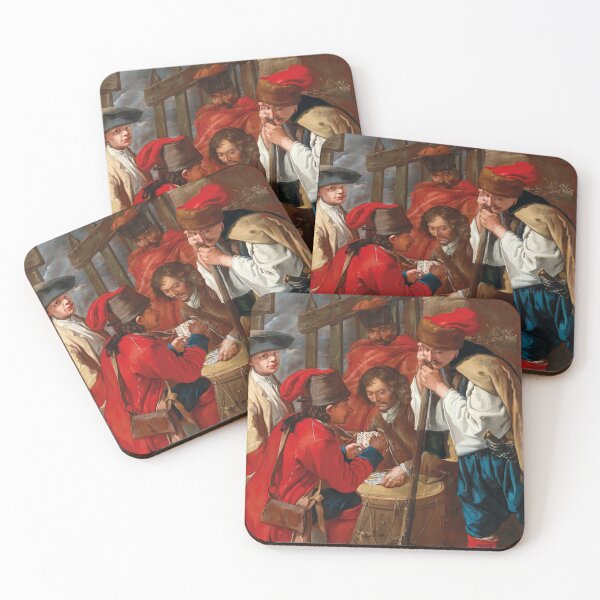 Item preview, Soldiers Playing Cards | Giacomo Ceruti | Italian Art designed and sold by CJET.
