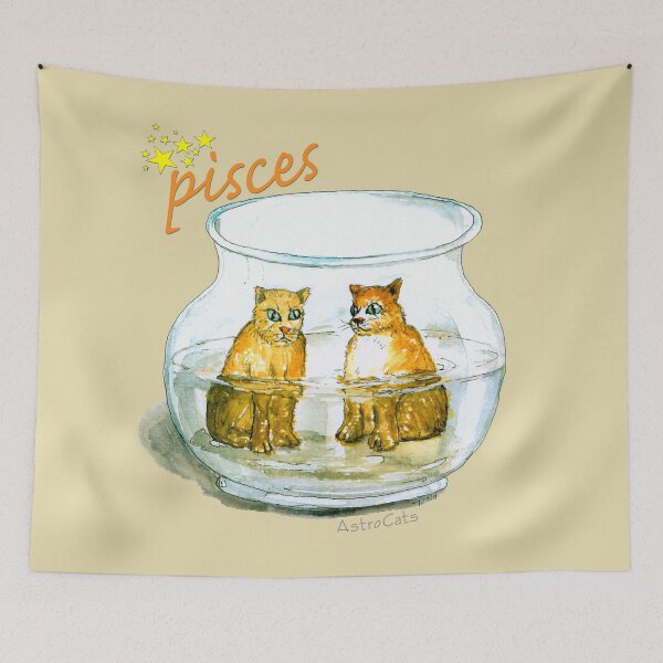 Item preview, Pisces AstroCats designed and sold by Astrocats4Bilo.