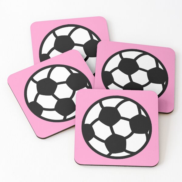Item preview, Soccer Ball with Pink Background Design designed and sold by beccaveedesigns.
