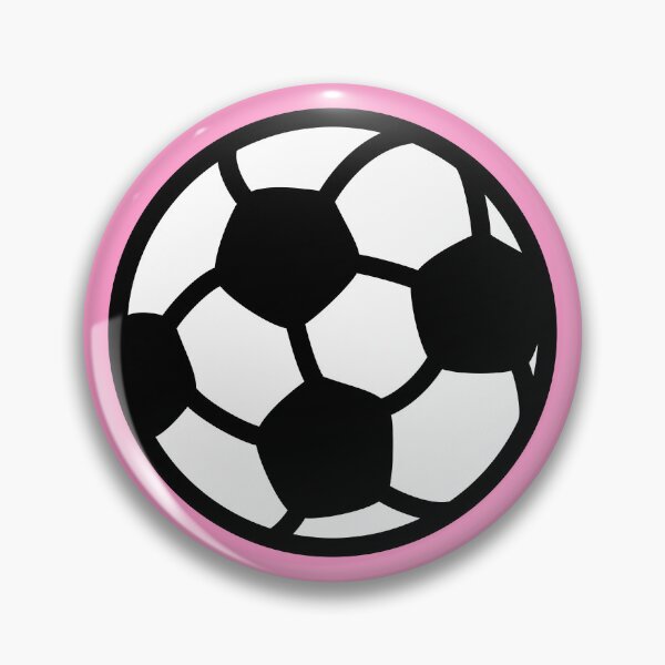 Item preview, Soccer Ball with Pink Background Design designed and sold by beccaveedesigns.