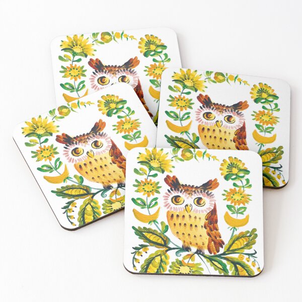 Item preview, Owl Petrykivka style designed and sold by Redilion.